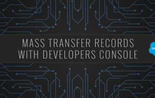 Mass Transfer Records Developers Console Salesforce